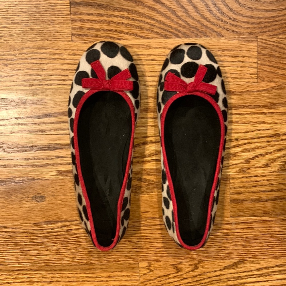 Boden vintage 2000s polka dot ballet flats